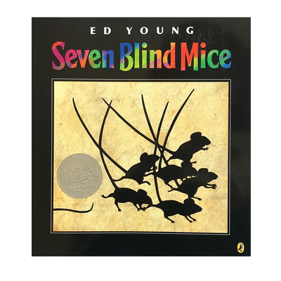 【自营】七只瞎老鼠 英文原版绘本 Seven Blind Mice 凯迪克银奖作品吴敏兰书单第117本 Ed Young 儿童英语启蒙认知图画寓言