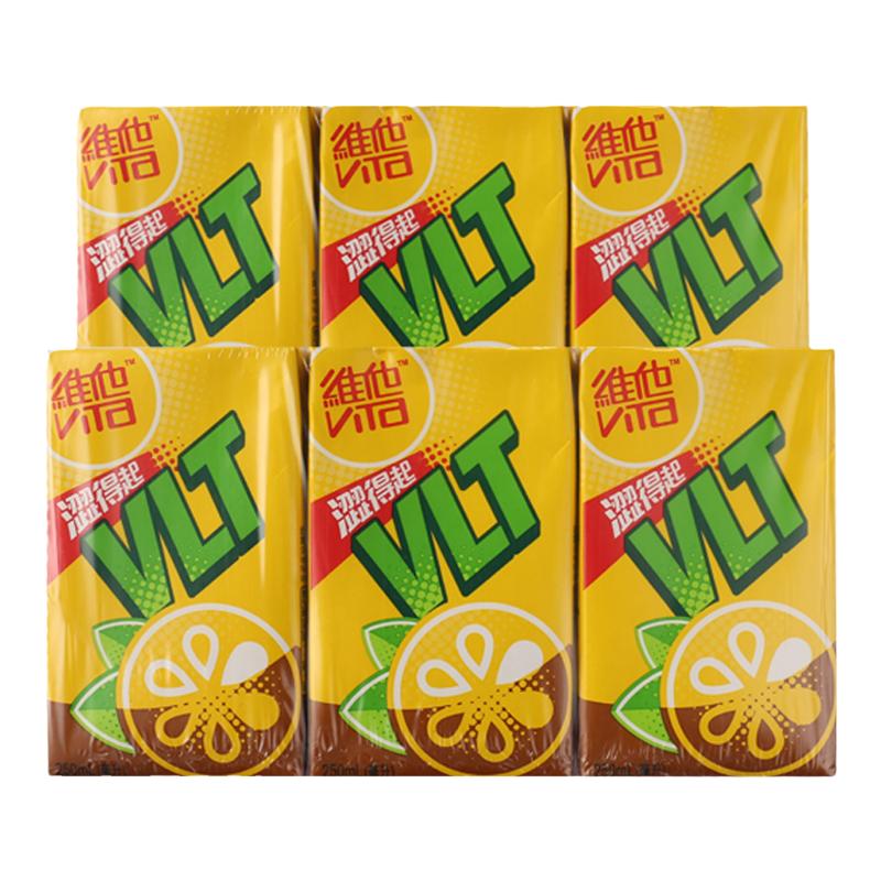 香港进口维他Vita柠檬茶*6盒装港版原味青柠低糖锡兰红茶饮料饮品
