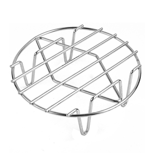 304不锈钢蒸架加粗圆形高脚蒸格蒸屉家用厨房电饭煲炒锅蒸锅篦子