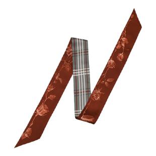 【敖瑞鹏同款】xinuosichou惜诺 随想花园 法式丝巾女 桑蚕丝飘带