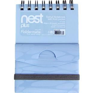 富美高 记事本 A7双线圈顶翻页笔记本 迷你小巧便携口袋日记本子 上翻便签本速记本单词本