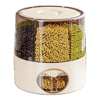古臻匠米桶五谷杂粮收纳盒旋转密封防虫防潮家用食品级装储存粮