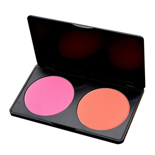 卡梅拉腮红盘专业舞台妆化妆师双色胭脂板粉橘红色影楼戏曲演出盘