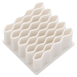 硅胶小样药膏收纳架家用桌面管状软膏分类收纳盒化妆品小样收纳架