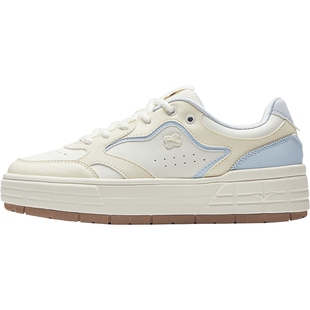 关晓彤同款安踏皎月 | 板鞋小白鞋冬季新款女休闲运动鞋122548032