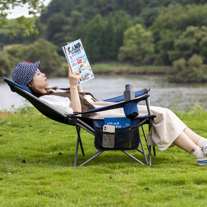 踏青者折叠椅户外躺椅便携式超轻钓鱼椅子午休露营导演椅美术生.