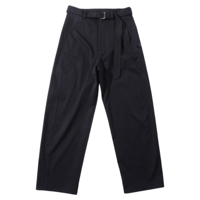 MUSLUN2025新品弯刀裤宽松休闲长裤日本solotex面料