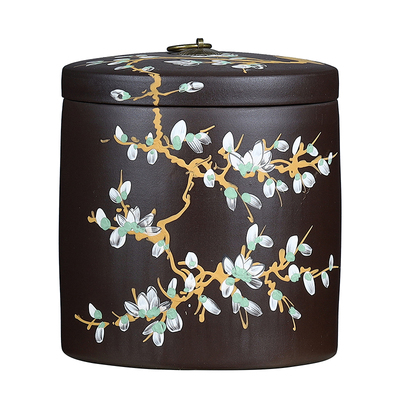 茶叶罐紫砂陶瓷大号套装收纳盒