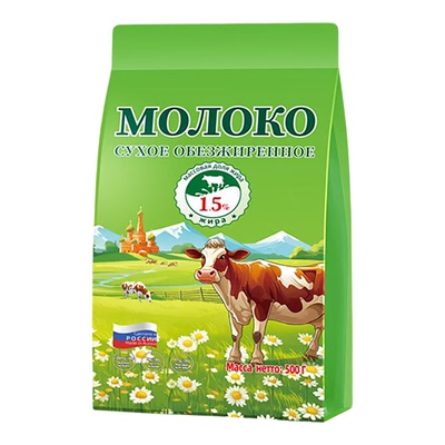 俄罗斯高钙全家奶粉500g
