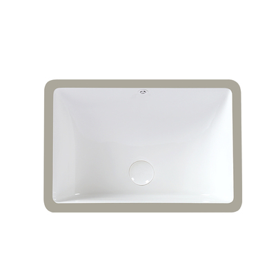 科勒家用陶瓷盆台下盆嵌入式平底方形阳台洗手盆洗脸盆椭圆形单盆