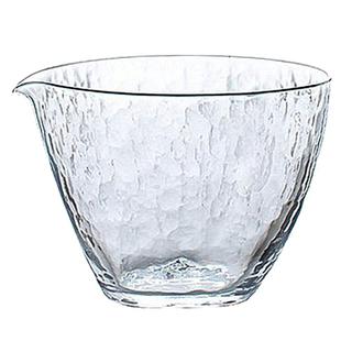 日本原装进口 佐佐木手工锤纹公道杯 大号玻璃公杯茶杯送茶漏