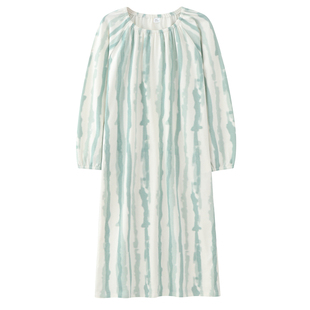 女士纯棉睡裙春秋款长袖中长款2026年新款柔软可外穿连衣裙家居服