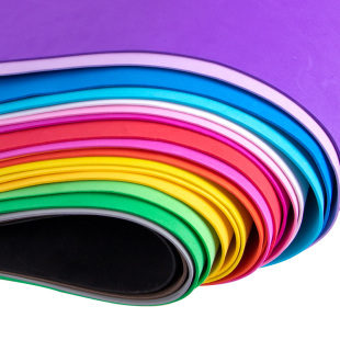 2mm彩色海绵纸大张手工diy材料eva泡沫纸贴画幼儿园加厚2毫米包花纸大尺寸红色玫瑰花蝴蝶结教室布置主题墙贴