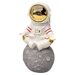 轻奢高档家居新房装饰品太空宇航员酒柜电视柜办公室书柜桌面摆件