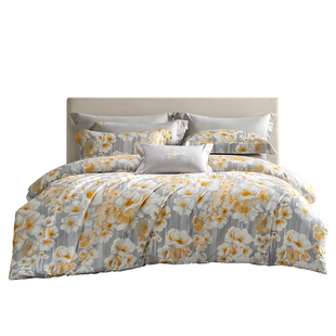 MINE/寐高端长绒棉套件床上四件套纯棉四季全棉床单被套床品 花悸