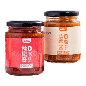 0脂肪蒜蓉辣椒酱下饭酱