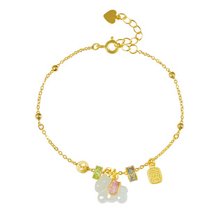 马年本命年礼物宫里上新小马手链女款马上有钱和田玉生肖马2026