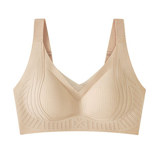 内衣女大胸显小收副乳2025新小胸聚拢提拉调整型无钢圈文胸罩薄款