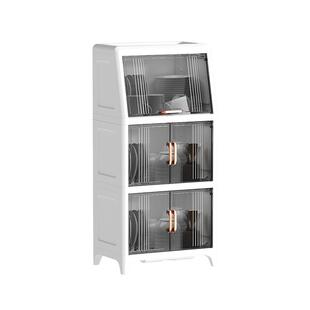 家用多层收纳柜零食储物柜衣服衣柜玩具杂物箱客厅碗柜置物柜子