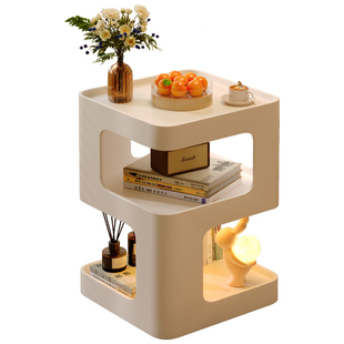 沙发边几客厅家用茶几小型创意卧室可移动铁艺床头柜角几小桌子