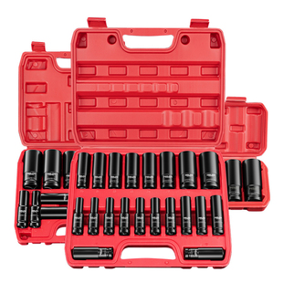 德力西电动扳手套筒头加长大飞风炮套筒全套电扳套筒8-32mm套装