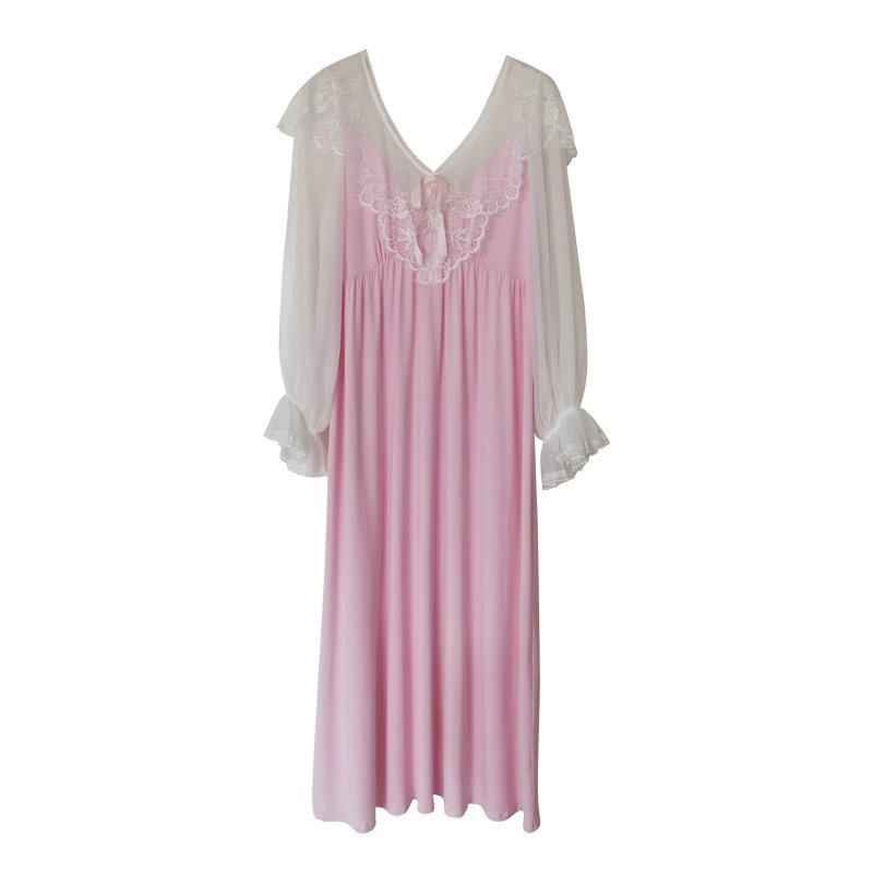法式复古风睡裙家居服新品