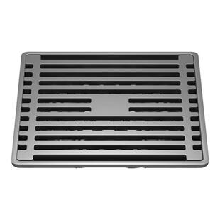 枪灰色地漏不锈钢加厚隐形厨卫生间防臭止逆阀全铜芯50管75下水器