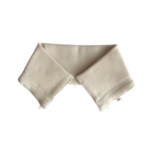 羽绒服领子防脏贴布料保暖螺纹立领可拆防脏假领子棉衣外套衣领冬