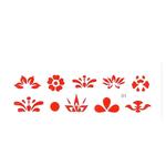 儿童花钿眉心贴女孩宝宝额头印花纹身贴纸成人汉服古装古风美人贴