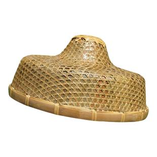 春夏季海南斗笠帽遮阳防晒采茶帽渔夫钓鱼帽舞蹈表演出海斗笠帽子