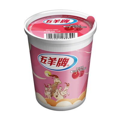 五羊牌香草味大杯莲花杯冰淇淋