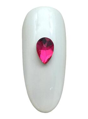 平底异形镀底冰透混合水滴4*6mm