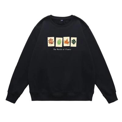 潮牌男士美式复古加绒加厚卫衣