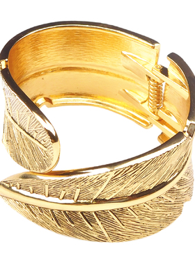 花叶造型灵感纹理清晰弹簧潮手镯