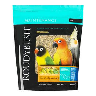 美国进口Roudybush柔迪布殊鹦鹉滋养丸中小型日常mini迷你颗粒料