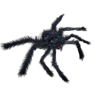 万圣节装饰粗绳毛绒蜘蛛网高仿真