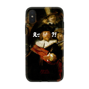 GENTLE REBELS恶搞伦勃朗夜巡手机壳适用iphone17苹果16promax油画欧洲艺术大师名画文艺复兴荷兰美术馆质感