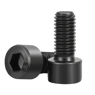 8.8级内六角螺丝发黑杯头螺钉国标内六方螺栓盒装6M8M10M12M14M16