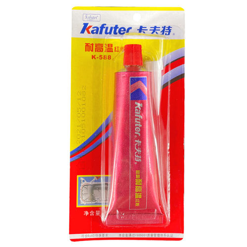 K-588耐高温红胶机械油底壳发动机专用密封耐压耐油防水免垫片胶