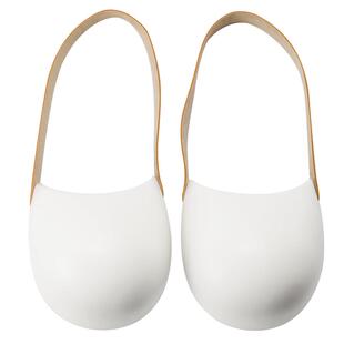 挂式花盆水培绿植陶瓷花器吊盆无孔吊篮阳台吊兰垂吊壁挂花瓶挂盆