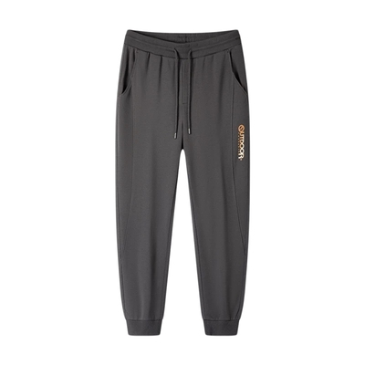 outdoor products 秋冬新品针织束脚卫裤运动休闲纯色抽绳长裤