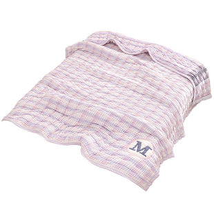 十层加厚纯棉纱布盖毯全棉柔软泡芙被春秋卡通可爱单人沙发毛巾被