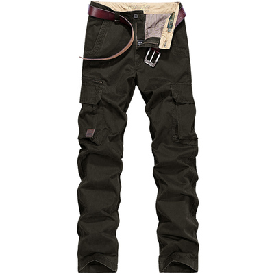 冬季工装裤加绒加厚多口袋工装裤