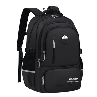 九州猫中学生书包2025男生初中生高中生大容量背包男减负护脊男款