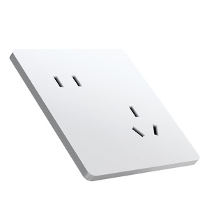 国际电工86型暗装错位5孔插座面板墙壁二三插电源家用斜五孔插座