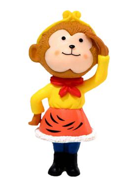 国潮西游记师徒四人微景观摆件