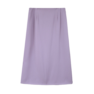 气质垂坠感a字半身裙中长款