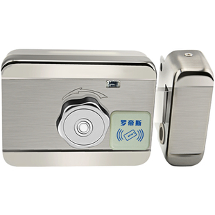 罗帝斯电控门锁电子锁系统电动楼宇一体机智能家用电机门禁刷卡锁