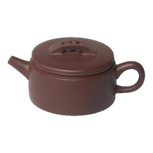 云雅 大口紫砂壶纯手工原矿紫茄泥汉瓦壶200ml 红茶茶壶泡茶家用