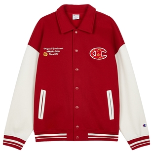 【马年系列】Champion冠军棒球外套男2026春季新款新年红夹克加绒